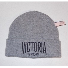 Victoria&apos;s Secret Victoria Sport Gray Knit Hat Cap Beanie NWT New 667544197872 eb-18672774